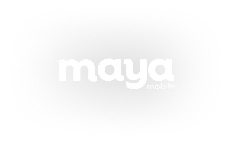 Logotipo Maya blanco